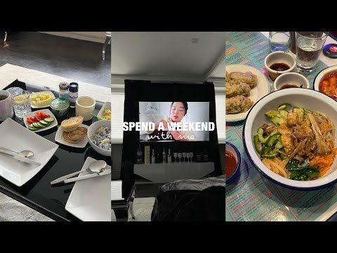 Spend a weekend with me 🤍: sleepover with sister, new tattoo, korean food