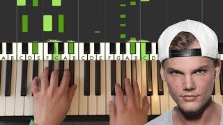 Avicii - SOS (Piano Tutorial Lesson)