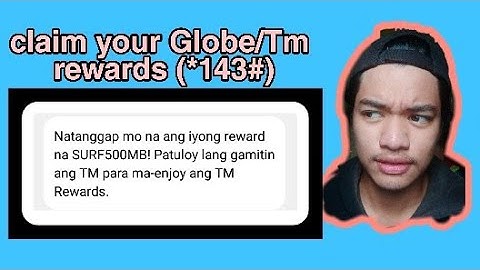 Paano mag redeem ng Rewards gamit ang iyong Tm/Globe POINTS?