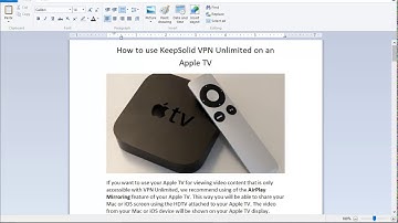 How to use KeepSolid VPN Unlimited on Apple TV