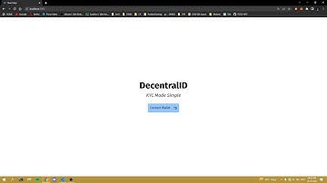DecentralID Demo Video - Hack36 6.0