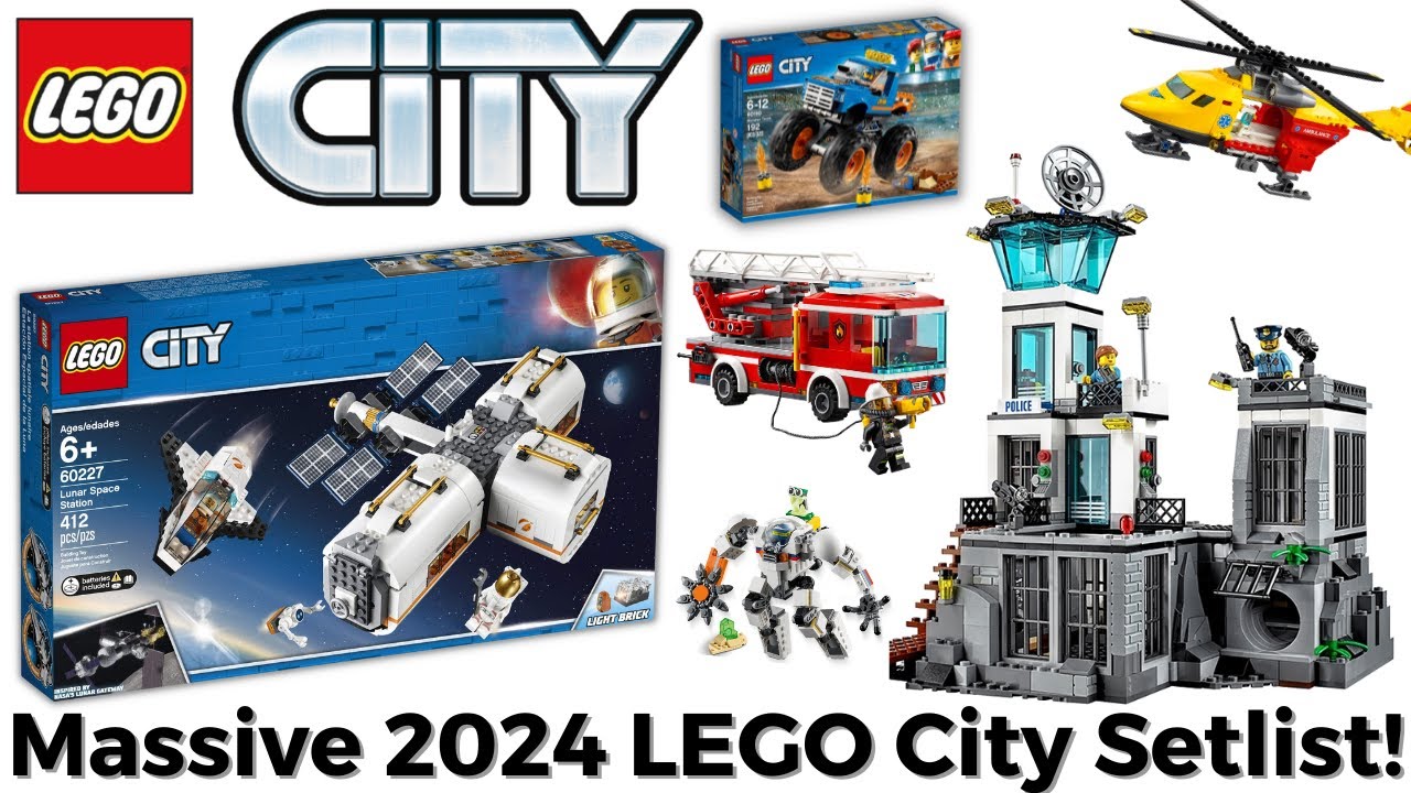 LEGO City 2024 Sets! (Prison Island Police, Fire Trucks, Space