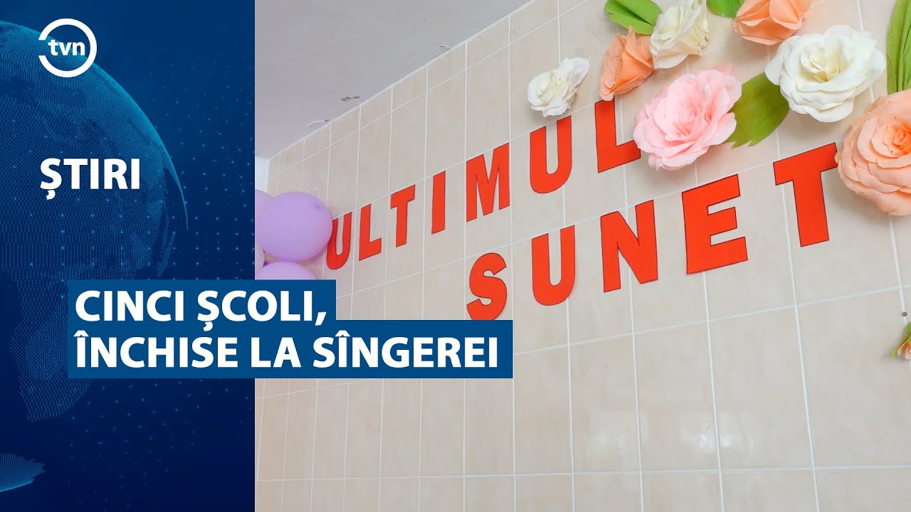 CINCI ȘCOLI, ÎNCHISE LA SÎNGEREI