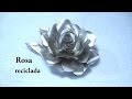 🌹DIY - Cómo hacer una ROSA con LATAS de REFRESCO 🌹DIY How to make a ROSE with SODA CANS 🌹