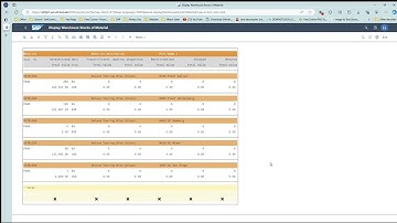 SAP Fiori (WM Process 2) - Step 4 Display Material Inventory Value