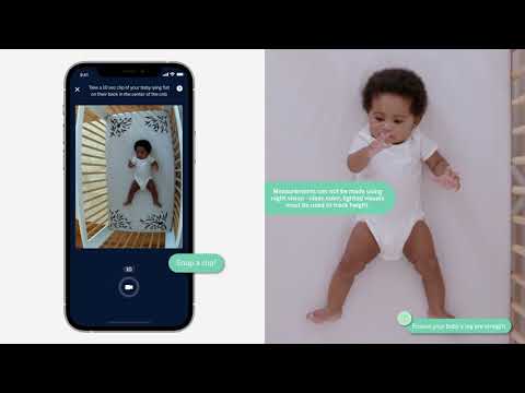 Nanit's newest AI-powered solution Smart Sheets is the first textile that allows parents to measure their baby's height and track their growth using their Nanit camera's computer vision technology.