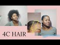 COMMENT PLAQUER SES CHEVEUX TYPE 4C? ||Mo'Glow