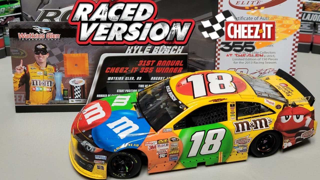 NASCAR Diecast Review: Kyle Busch 2013 Cheez-It 355 Win Raced