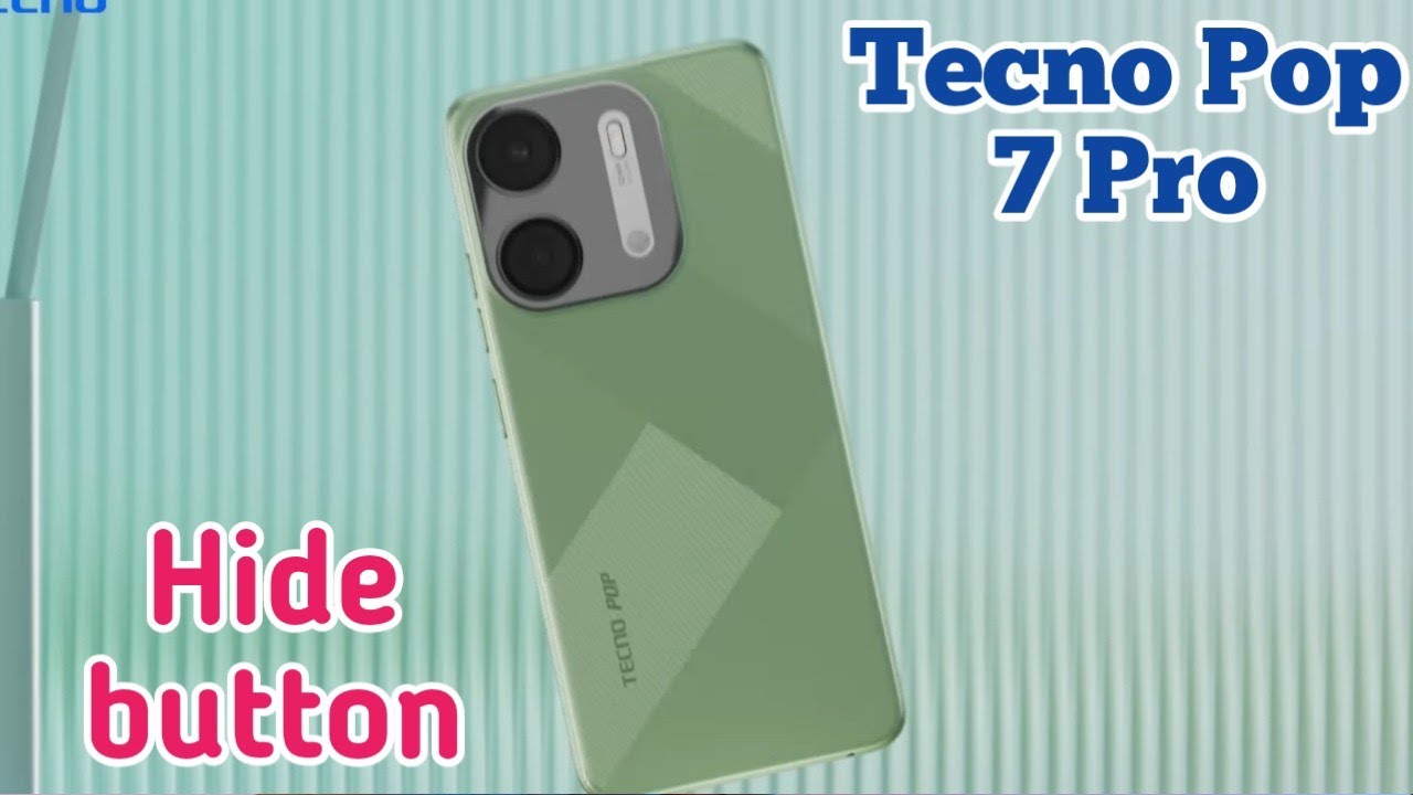 How To Hide Button, How To Hide Back Button In Tecno Pop 7 Pro, Navigation Button Setting In