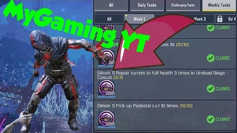 COD Mobile Zombies Repair turrets to full health 3 times in Undead Siege - Casual Task Complete