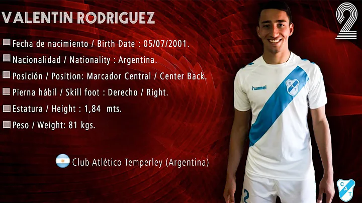 Valentin Rodriguez #2 // Marcador Central - Center...