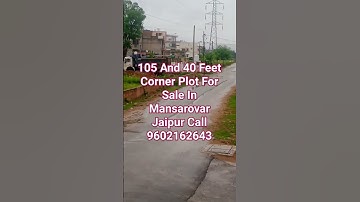 Corner Plot For Sale In Mansarovar Jaipur Size 1700 Gaj #shorts #viral #trending #viralshorts #jda