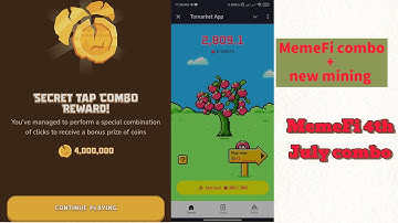 MemeFi today combo|| MemeFi 4th July combo+ new veryfide Mining #memefi #mining #airdrop