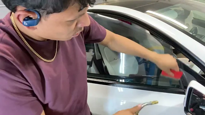 How to tint a Tesla model Y front windows