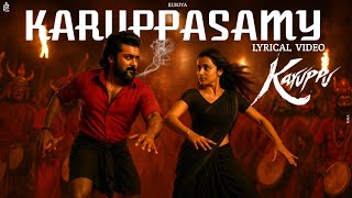 Karuppu 2Nd Single - Karuppasamy Lyric Video Suriya Trisha Sai Abhyankar Rjb God Mode