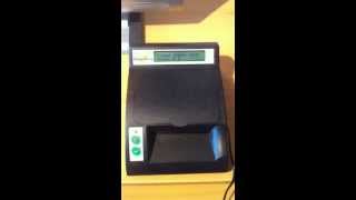Secureuro counterfeit machine approves fake IOActive bank note