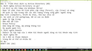 [Học MCSA 2016] Bài 3 -  Triển khai Domain Controller trên Windows Server 2016