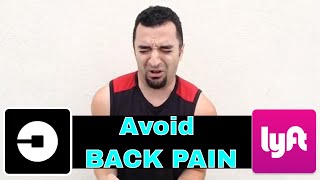 How to avoid back pain for Uber drivers