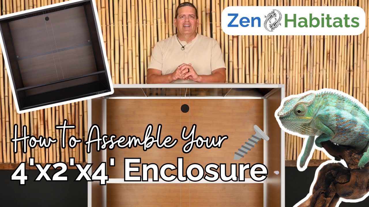 4'x2'x4' Reptile Enclosure Assembly Instructions | Zen Habitats
