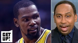 Stephen A.: Durant playing with Steph Curry totally different than playing with LeBron | Get Up!