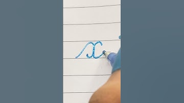Small letter x✍️|| Cursive writing ||#shorts #cursive #cursivewriting #handwriting #art