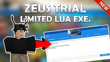 NEW EXPLOIT: ZEUS TRIAL (Working) LUA LIMITED & LUA C EXE. JAILBREAK CMDS! (Jan 12)