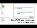 Fix printer error 0x00000709  issue accessing shared printer  the right way