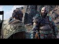 God of war 5 ragnarok  kratos warns odin of the kratos from greece 4k 60fps ps5