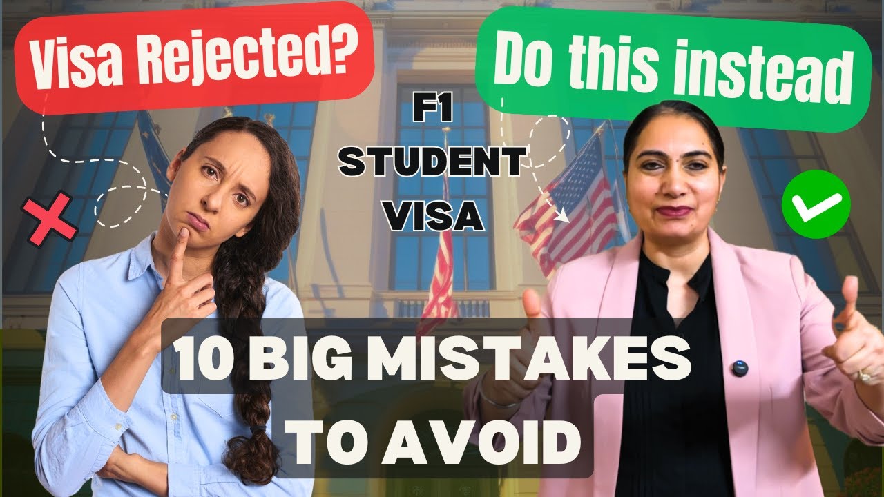 Top 10 mistakes to Avoid in your US Student Visa Interview - YouTube