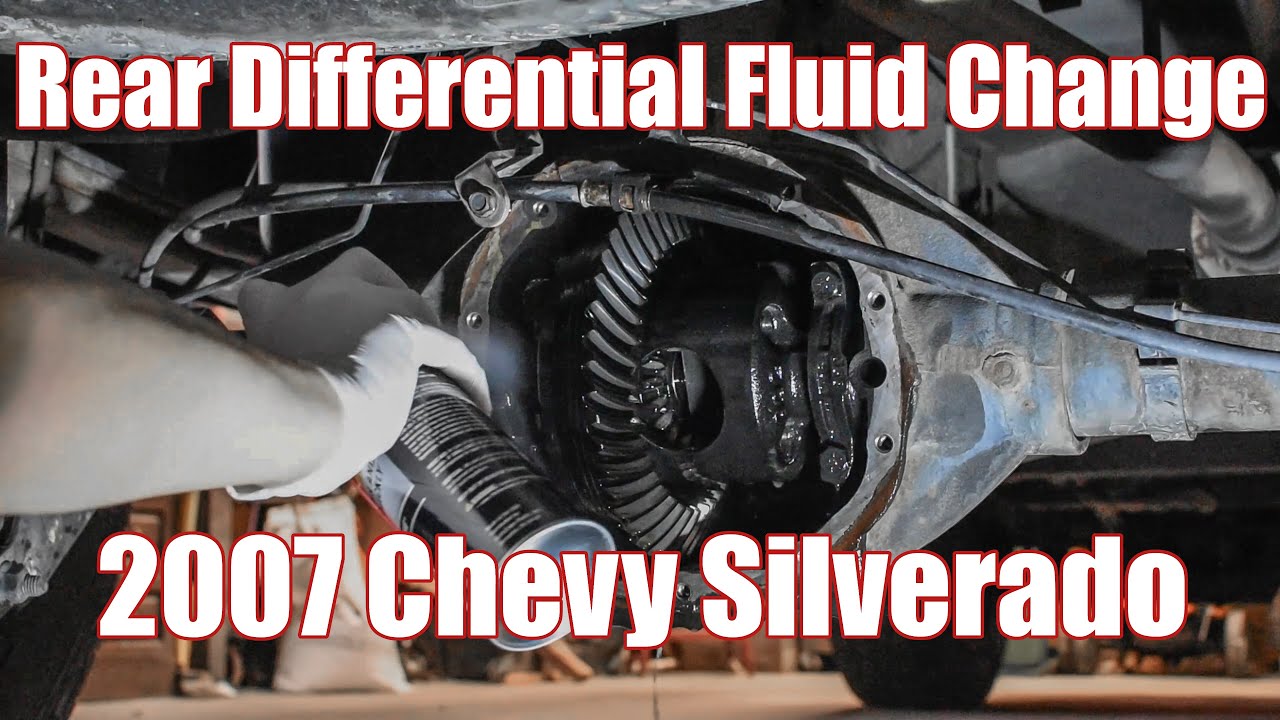 Rear Differential Fluid Change 2007 Chevrolet Silverado (2007-2013