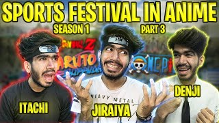 The Sports Festival In Anlme P3 Ft. Naruto, One Piece, Jjk And Many More