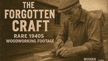 Het vergeten ambacht | Houtbewerkingsmeesterwerk uit de jaren 40 herleeft (geen copyright)