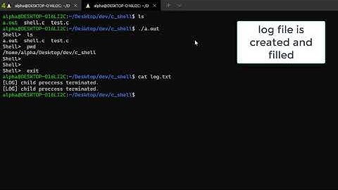 Implementing a Simple Linux Shell | in C language