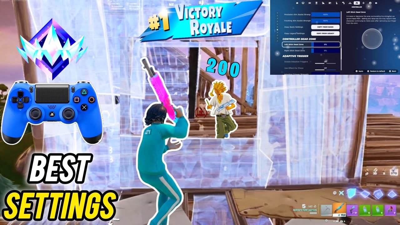 Destroying Unreal PC Pros with a $20 Ps4 Controller + Best Controller Settings Fortnite 2026