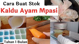 Cara Membuat Kaldu Ayam untuk MPASI | Enak, Sehat & Bergizi | Bayi Auto Lahap. 