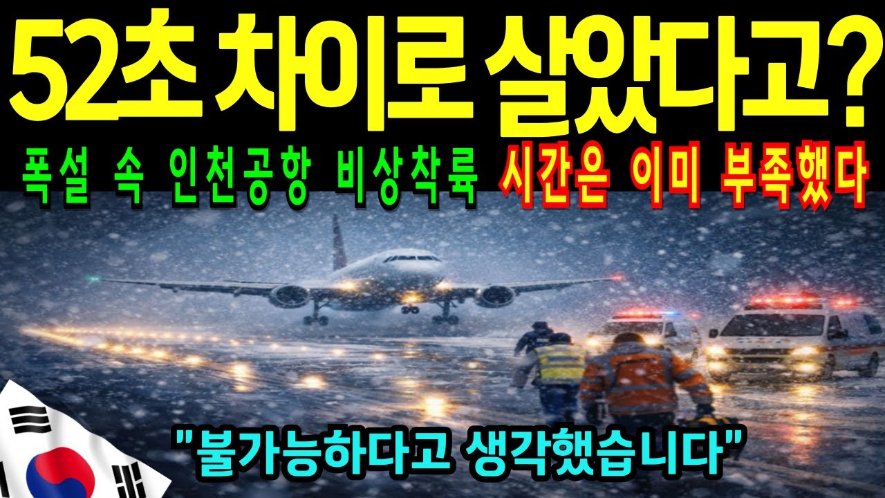 인천공항 52초, 노르웨이 베테랑 승무원의 믿음이 흔들린 이유 [해외감동사연]