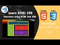 Exercises using HTML and CSS / beginner part 1 ( by Khmer) រៀនធ្វើលំហាត់HTML And CSS