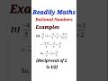 Divsion of Rational Numbers || # readilymaths || #short concept videos ||