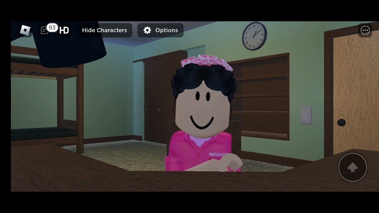 A Haunted House 2 prison scene but in Roblox