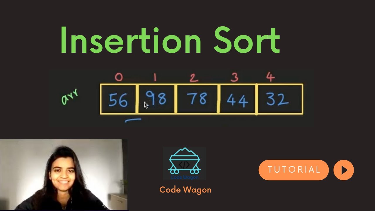 Insertion Sort | Insertion Sort with example | Easy explanation of ...