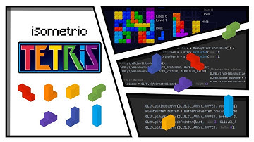 Creating 3D isometric Tetris | Coding Timelapse [Source Code]