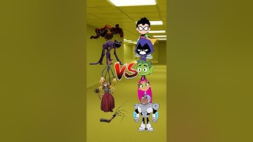 Poppy Playtime VS Teen Titans Go #shorts #poppyplaytimechapter #teentitansgo