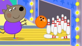 Peppa Pig Bowls A Perfect Game 🐷 🎳 Adventures With Peppa Pig