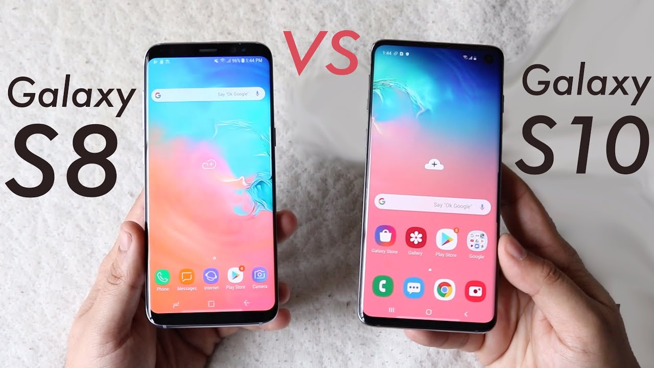 Samsung Galaxy S10 Vs Galaxy S8 Comparison Review Youtube