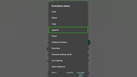 function  menu! How to Copy, Append, Paste, and Clear Text Box in Jieshuo?Class number 16