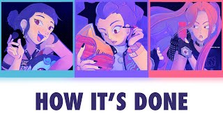 Huntr/X (Kpop Demon Hunters) 'How it's done' (Color Coded Lyrics) - Speedpaint