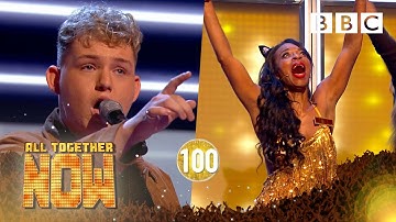 HE GOT 100! Michael Rice knocks Tina Turner hit 'Proud Mary' out the park! | BBC All Together Now 🎤