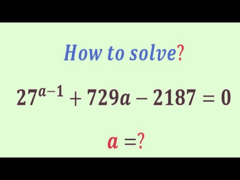 How to solve