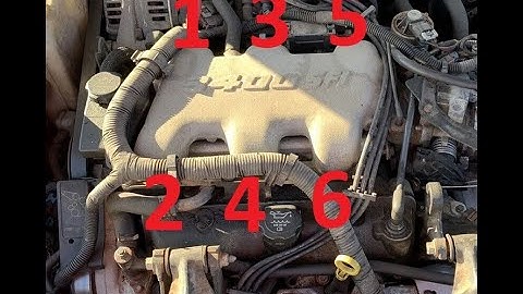 2000–2005 Chevy GM 3.4L V6 Engine Firing Order and Cylinders Location