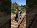 Amateur Enduro | Two options for crossing the railroad tracks